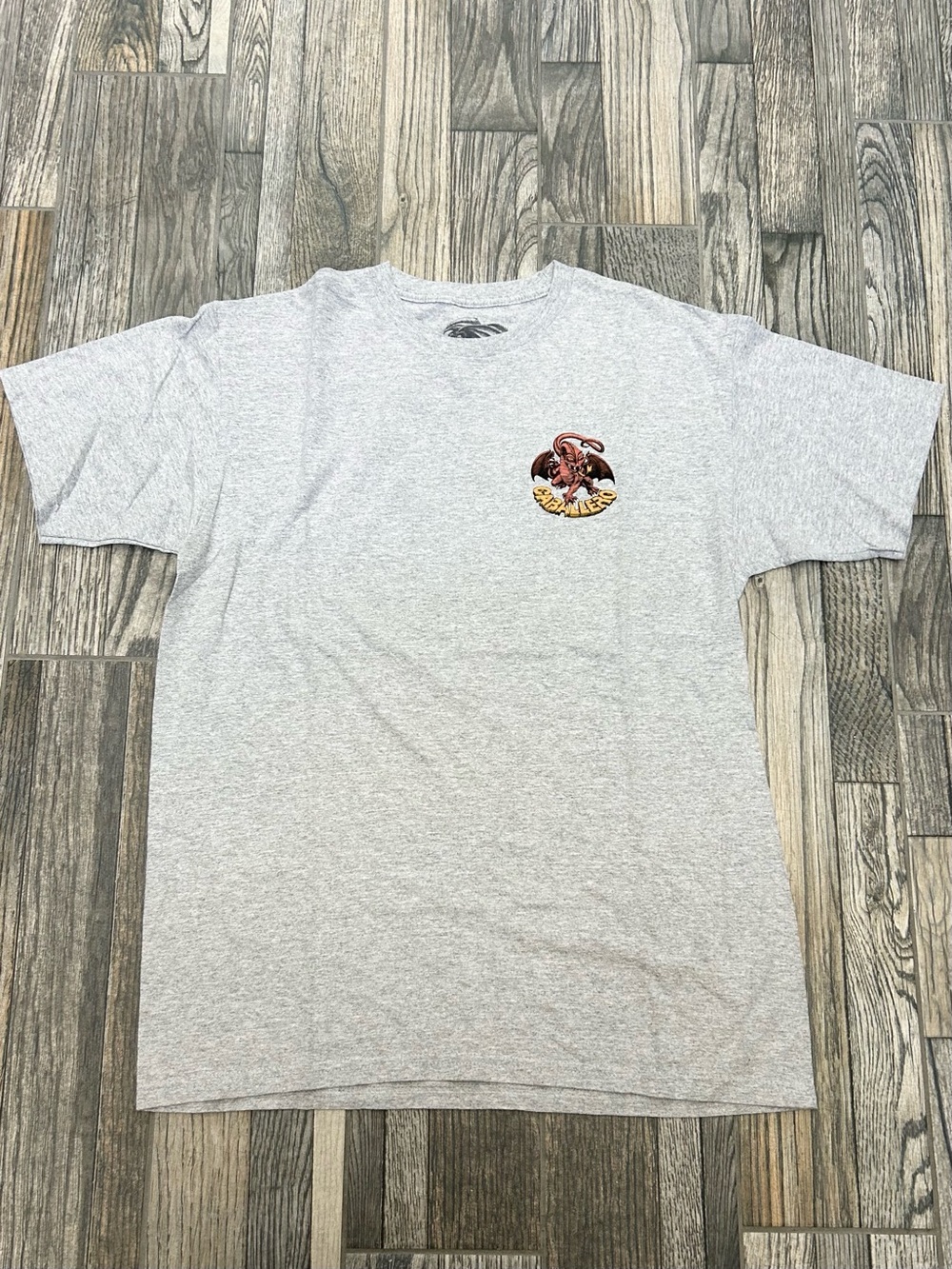 👁️ Powell Peralta Steve Caballero Dragon II Athletic Heather Grey T-Shirt Large